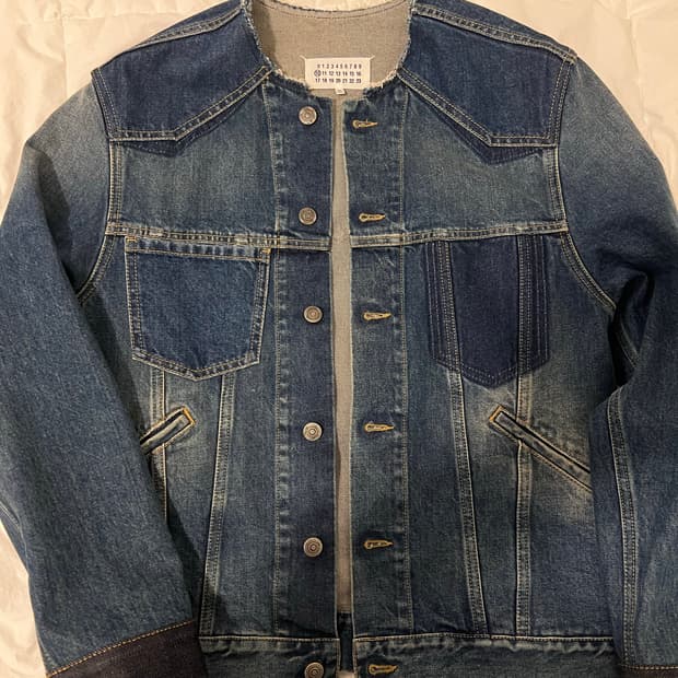 마르지엘라 카라리스 데님자켓 46
