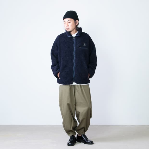 남이서팔 파이핑 후리스 플리스 자켓 네이비 M사이즈