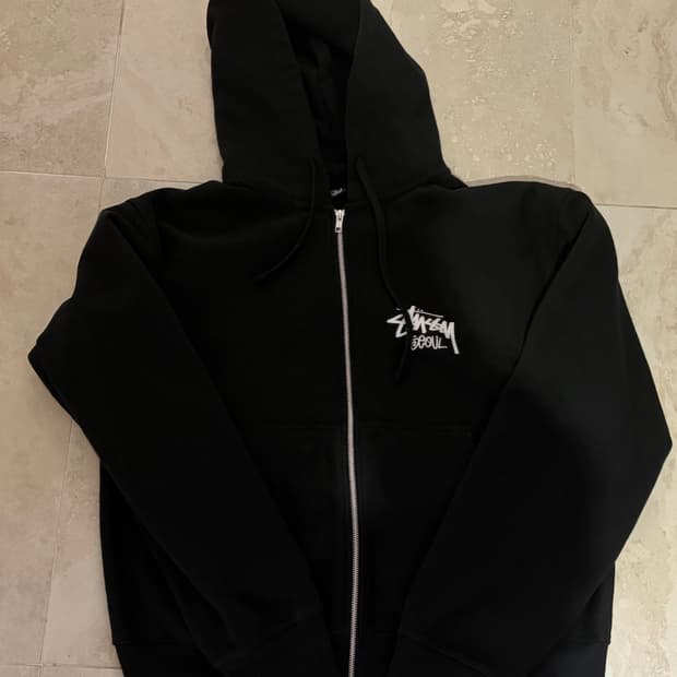 [L]스투시 스탁 서울 후드집업