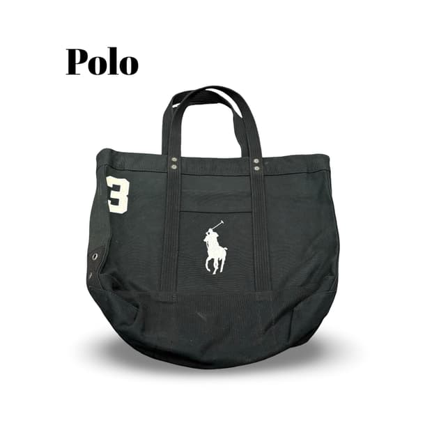 폴로캔버스토트백