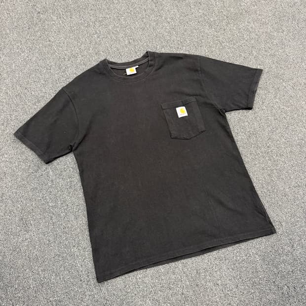 L) 칼하트 빈티지 포켓 반팔 티셔츠