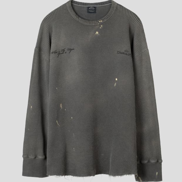 (새상품) 게더레이지 WIDE CUT WAFFLE SLEEVE