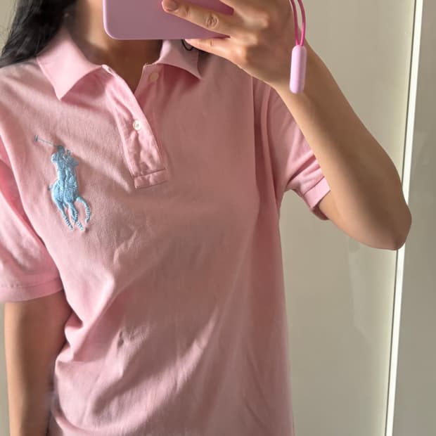 [m] 폴로 빅포니 핑크