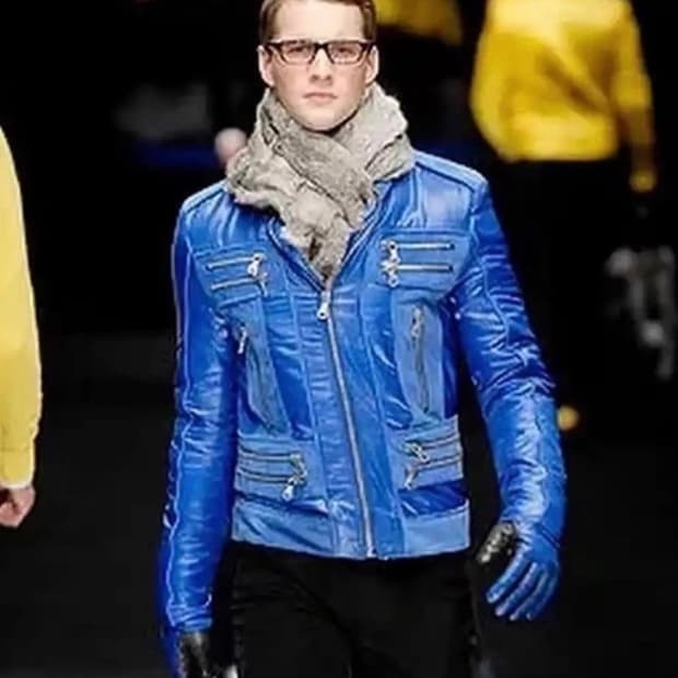 돌체앤가바나 07AW 멀티지퍼 램스킨 점퍼 자켓