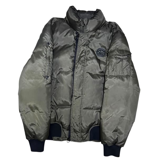 converse khaki puffer