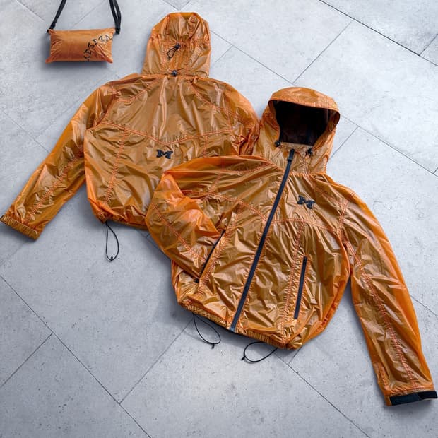 MERTRA 트래시백 나일론 재킷 Orange