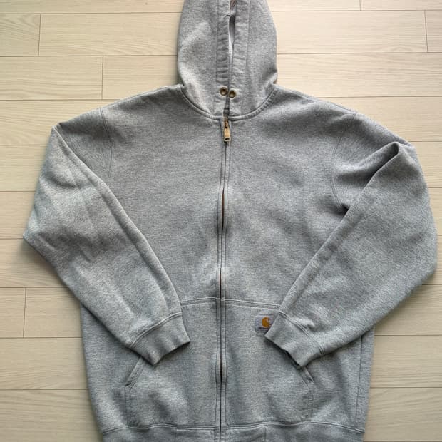 carhartt 칼하트 후드 집업 자켓 그레이 M (103-105)