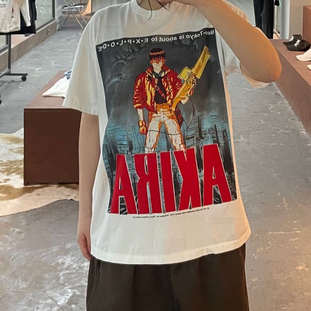빈티지 아키라 프린팅 반팔 H2550