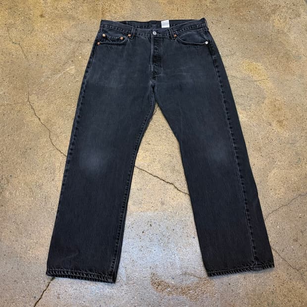 00s 미국 빈티지 리바이스 501 블랙진 청바지