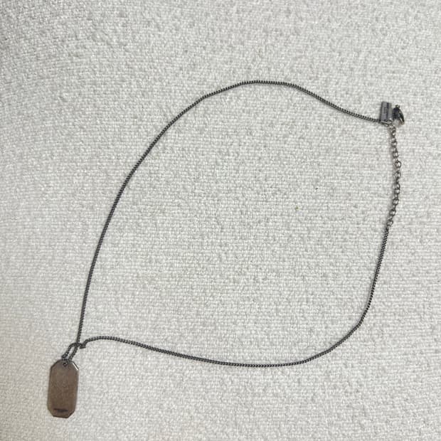 생로랑 / 플레이트 팬던트 목걸이