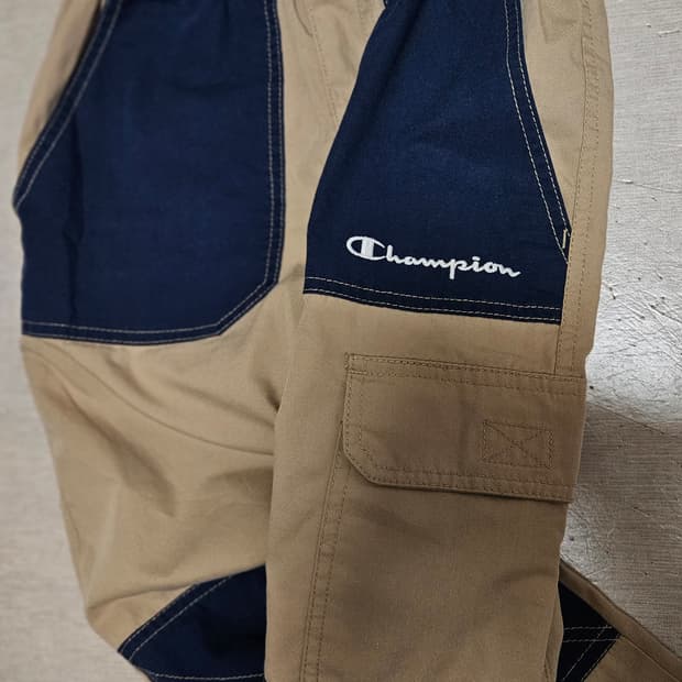 JPN 일본 빈티지 챔피온 패치워크 카고 팬츠