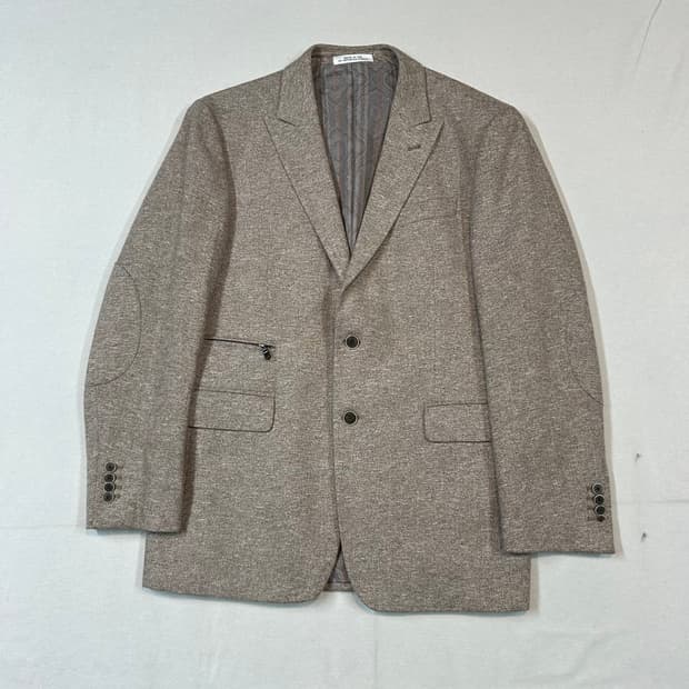 XL) 조셉 아부드 헤링본 블레이저 자켓