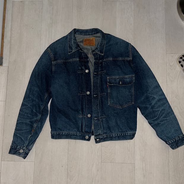 [38]웨어하우스 type 1 덕디거 데님 자켓 T백 2001xx