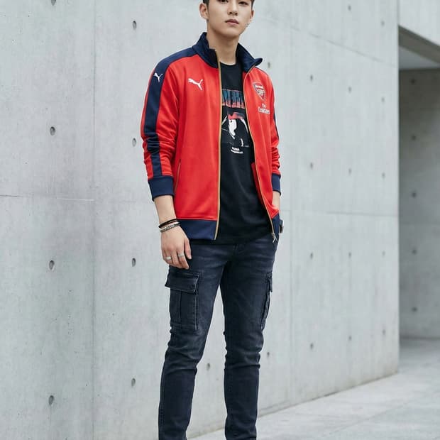 PUMA 아스날 FC 앤섬 트랙탑 자켓