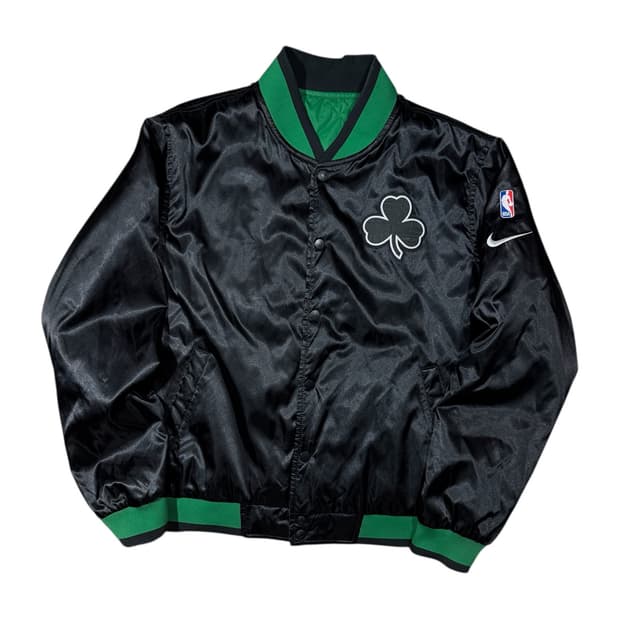 Nike 나이키 NBA 보스턴 셀틱스 사틴 봄버 자켓