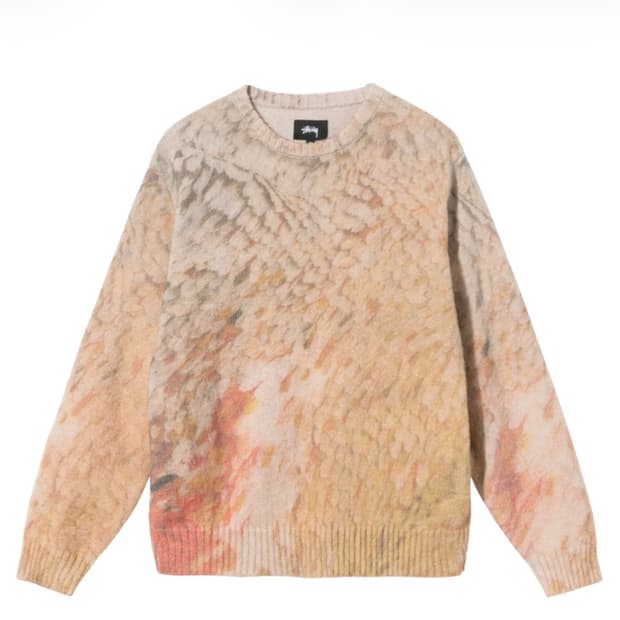 스투시 윙스 프린트 스웨터 멀티 M