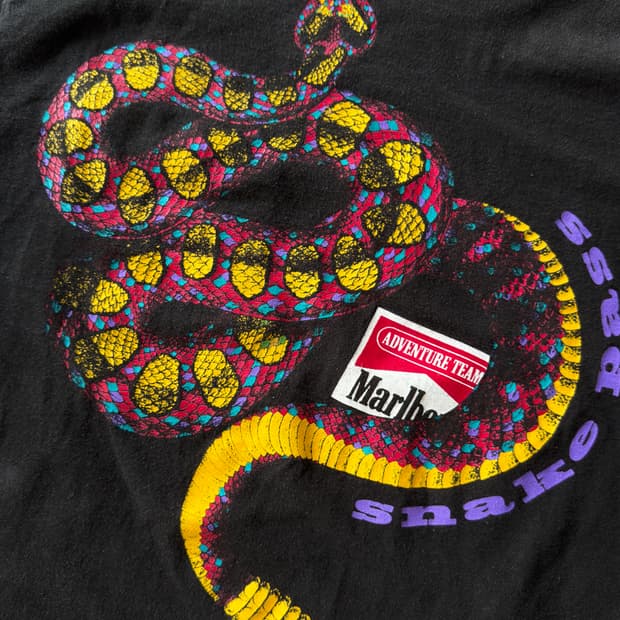 90s marlboro snake 빈티지 말보로 티셔츠 038