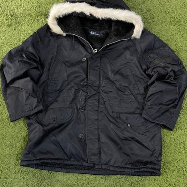 폴로 POLO 후드 퍼 패딩 자켓 105/XL