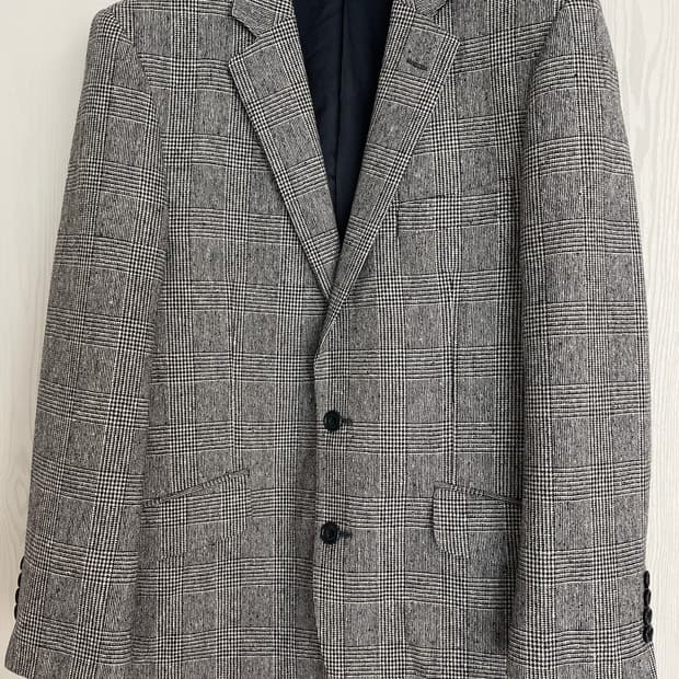 아쿠아스큐텀 런던 글렌체크 자켓 103