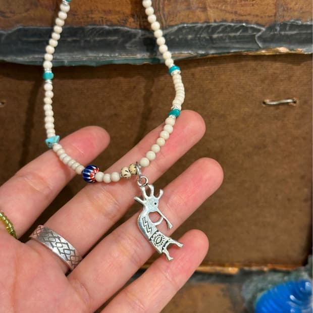 Kokopelli Sterling Silver Charm Handmade