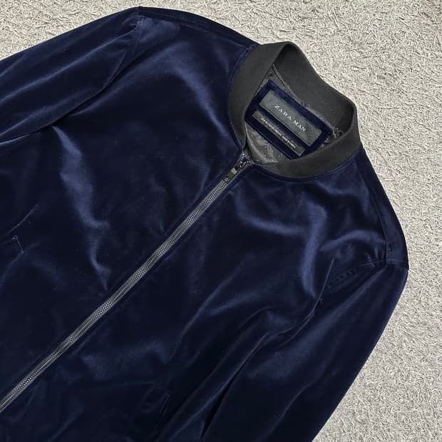 [100] 자라 벨벳자켓