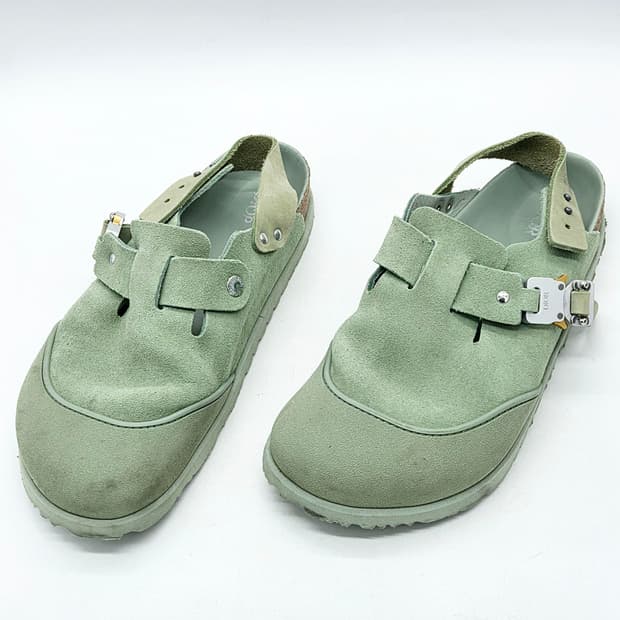  디올 x 버켄스탁 토키오 뮬 파스텔 그린 누벅 카프스킨 (43) 