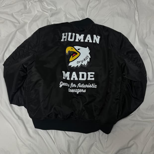 휴먼메이드 ma-1 블랙 XL