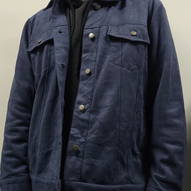 TAKA:Q 타케오 키쿠치 스웨이드 퀄팅 자켓 XL