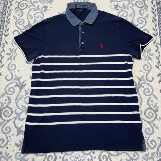 Polo Ralph Lauren 스트라이프 폴로 셔츠 / 표기사이즈 L