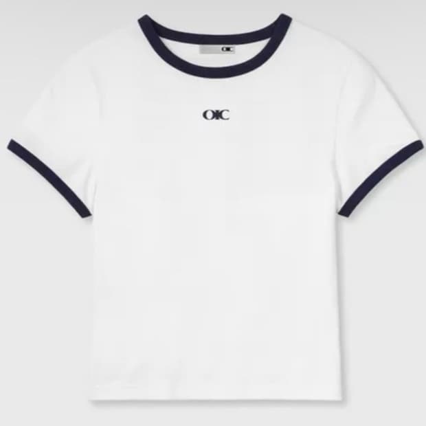 [미개봉 새상품]오아이오아이 링거 티셔츠 아이보리