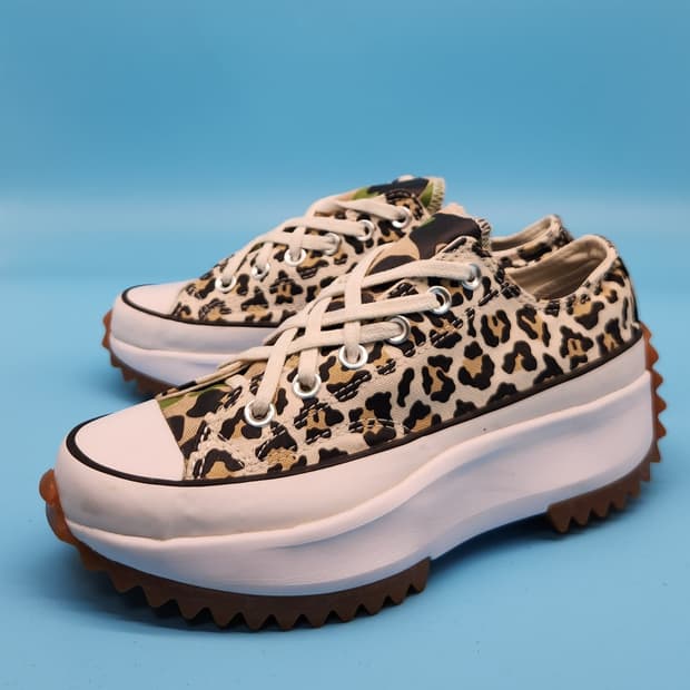 oo 컨버스 런스타 하이크 호피 여성스니커즈 235