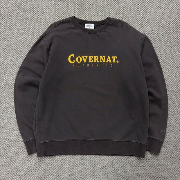 커버낫 베이직 로고 맨투맨 v2337