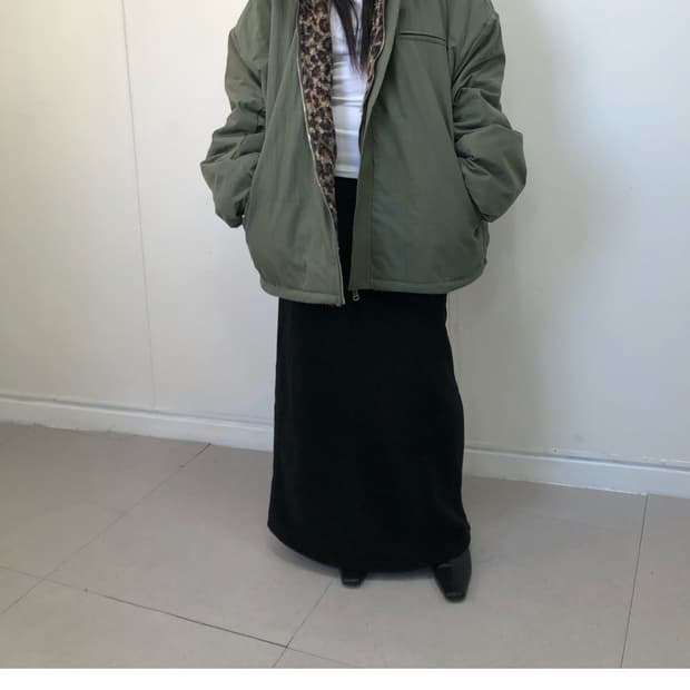 EERHOUSE 카키 리버시블 점퍼 