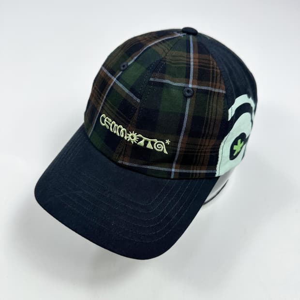 VTG 빈티지 체크 볼캡 모자