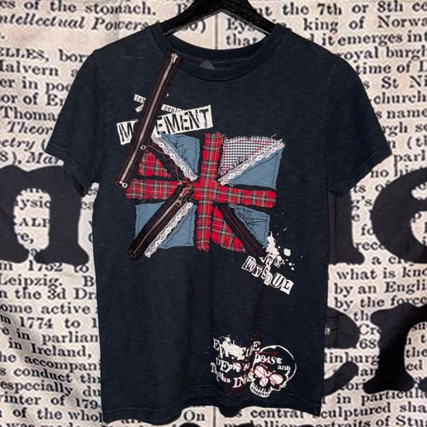 UnionJack  Patchwork Half T