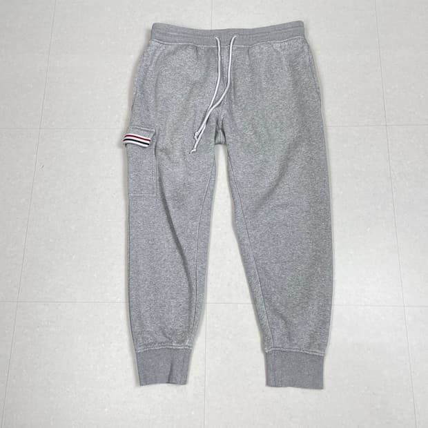 타미진스 Tommy Jeans 그레이 기모 조거팬츠 L