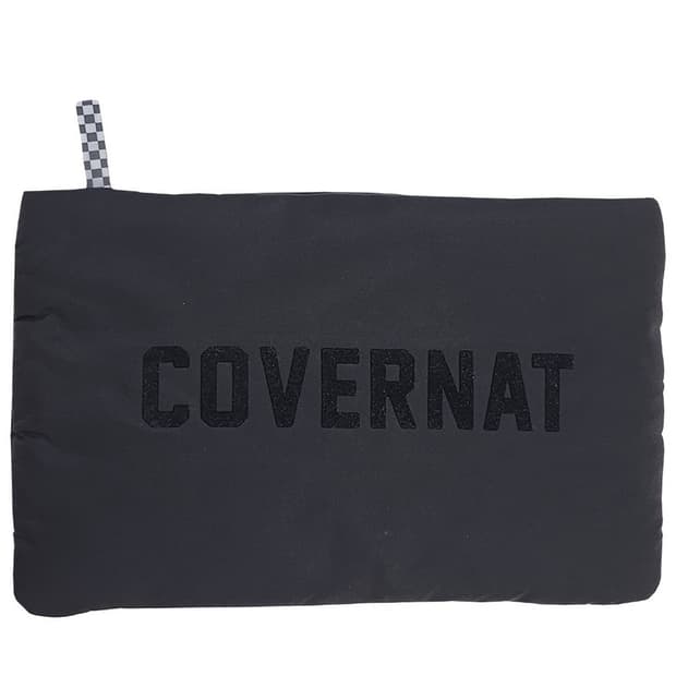 COVERNAT 벨벳 프린팅 클러치백 파우치