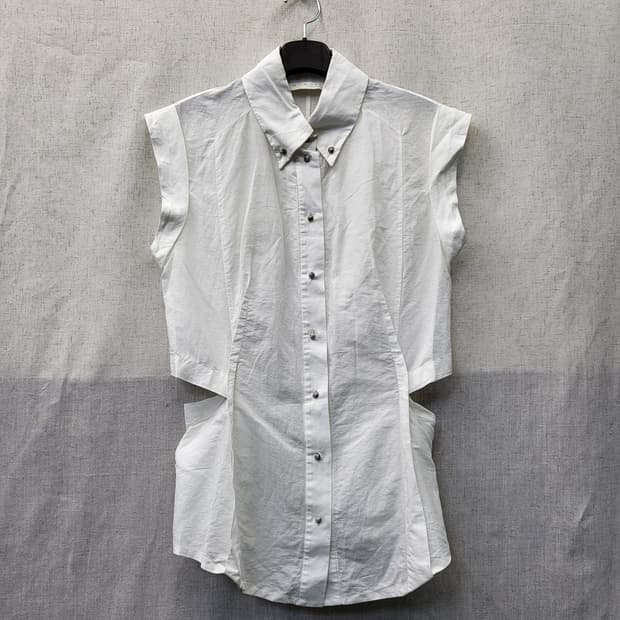 미샤 트임 블라우스 셔츠