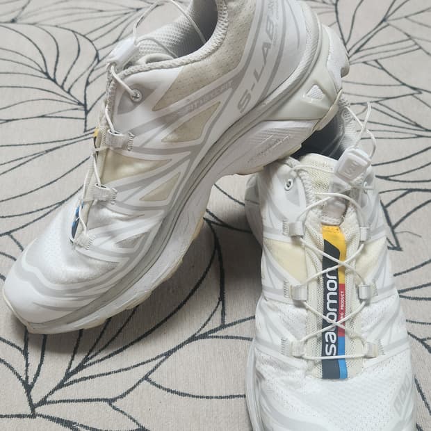 살로몬 S-LAB XT-6 화이트 남성250