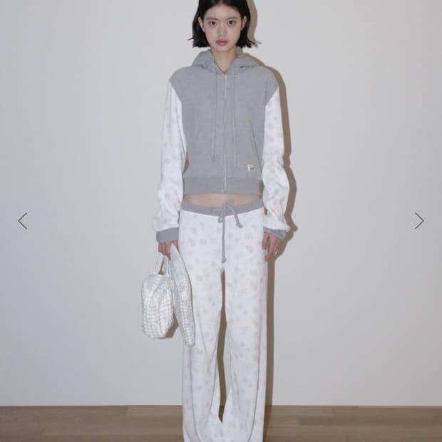 새상품 ) 글로니 레이 와플 셋업