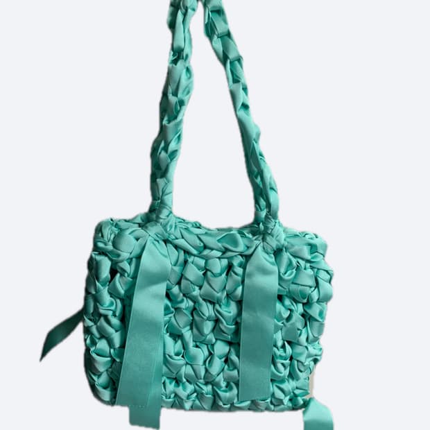 새상품) 크로쉐안트 매트삭 민트 (정가 98,000원)