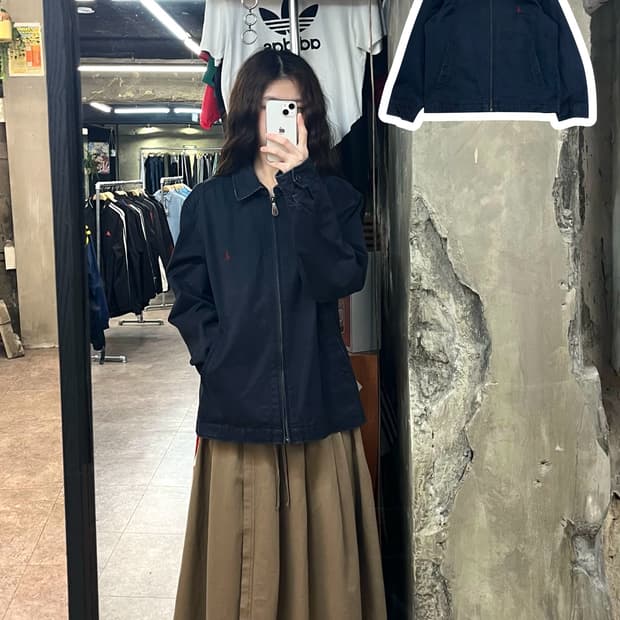 빈폴 블루종 자켓 네이비 100 #csz2583 