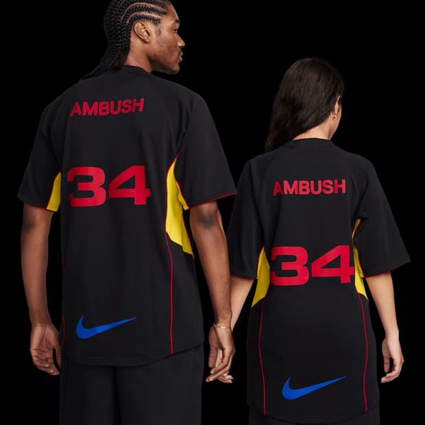 나이키 엠부쉬 반팔 저지 탑 L