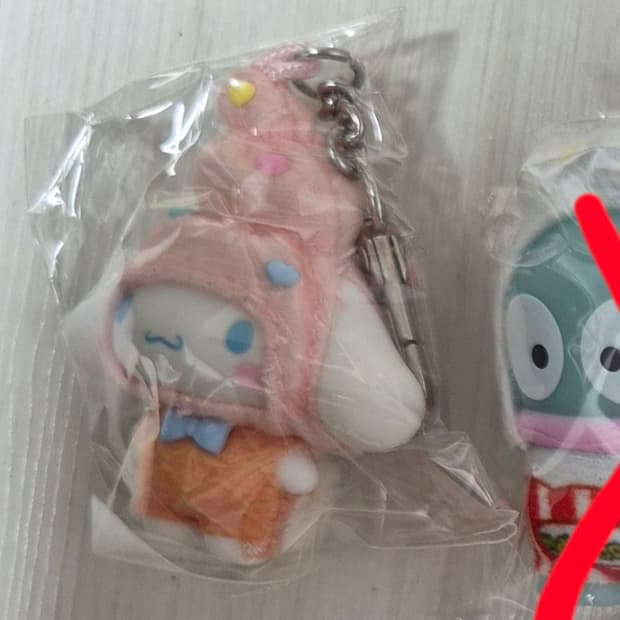 산리오 치비토모 2탄 스위츠 디저트 키링 챰 시나모롤