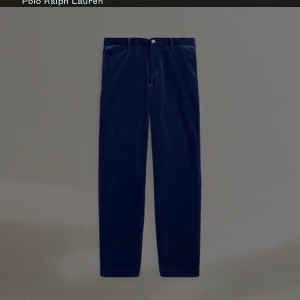 [31/32] 폴로 랄프로렌 네이비 코듀로이 팬츠 신형 큐알택