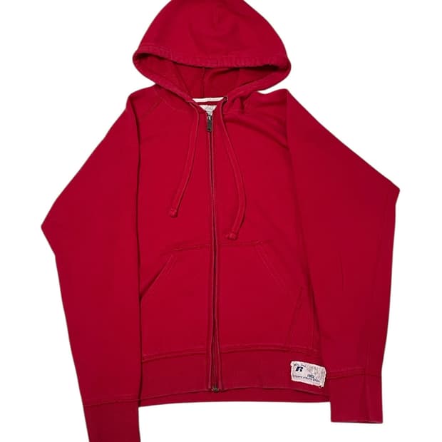 Russell Athletic 러셀 애슬레틱 후드집업 레드