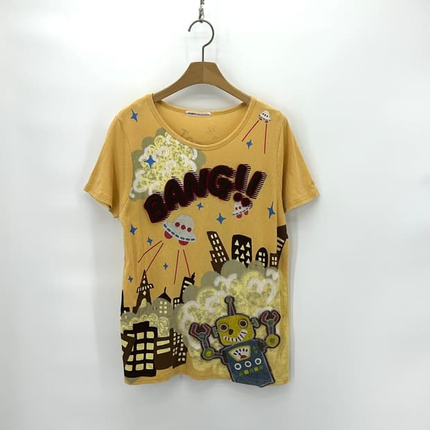 [rough natural charm] 러프내추럴참 키치 반팔티셔츠
