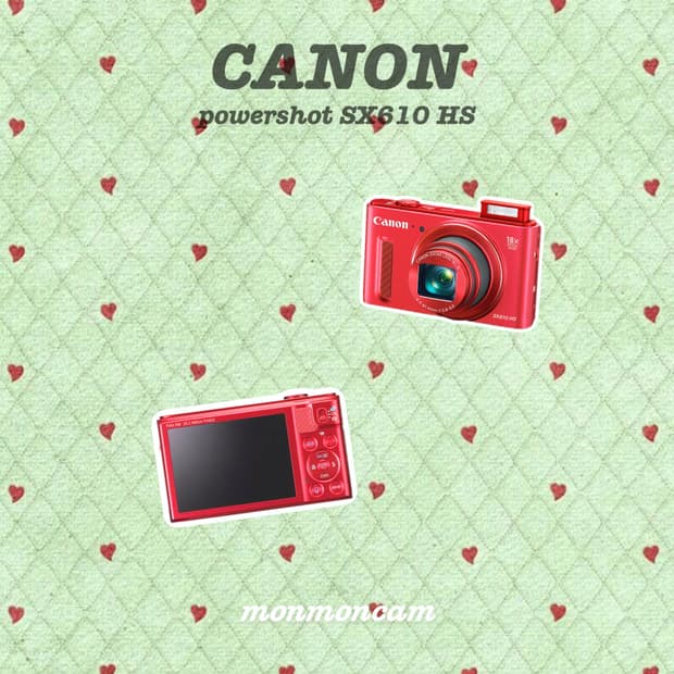 하이엔드❤️ 캐논 파워샷 sx 610 hs 레드 디카 Canon