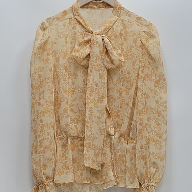 SISLEY 20SS 시슬리 플라워 랩 블라우스 / 여 85 (42) 