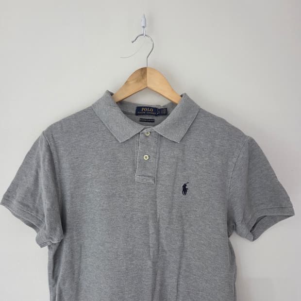 폴로랄프로렌 그레이 반팔카라티(95사이즈)